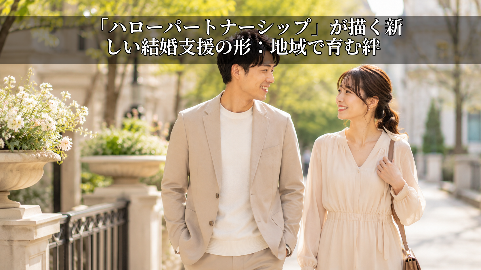 「ハローパートナーシップ」が描く新しい結婚支援の形:地域で育む絆