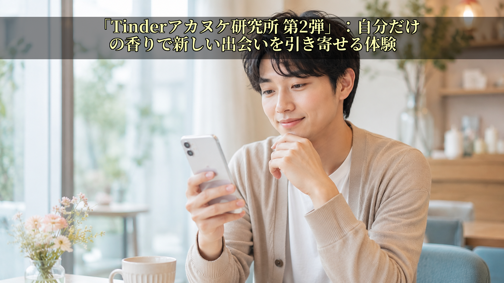 「Tinderアカヌケ研究所 第2弾」:自分だけの香りで新しい出会いを引き寄せる体験
