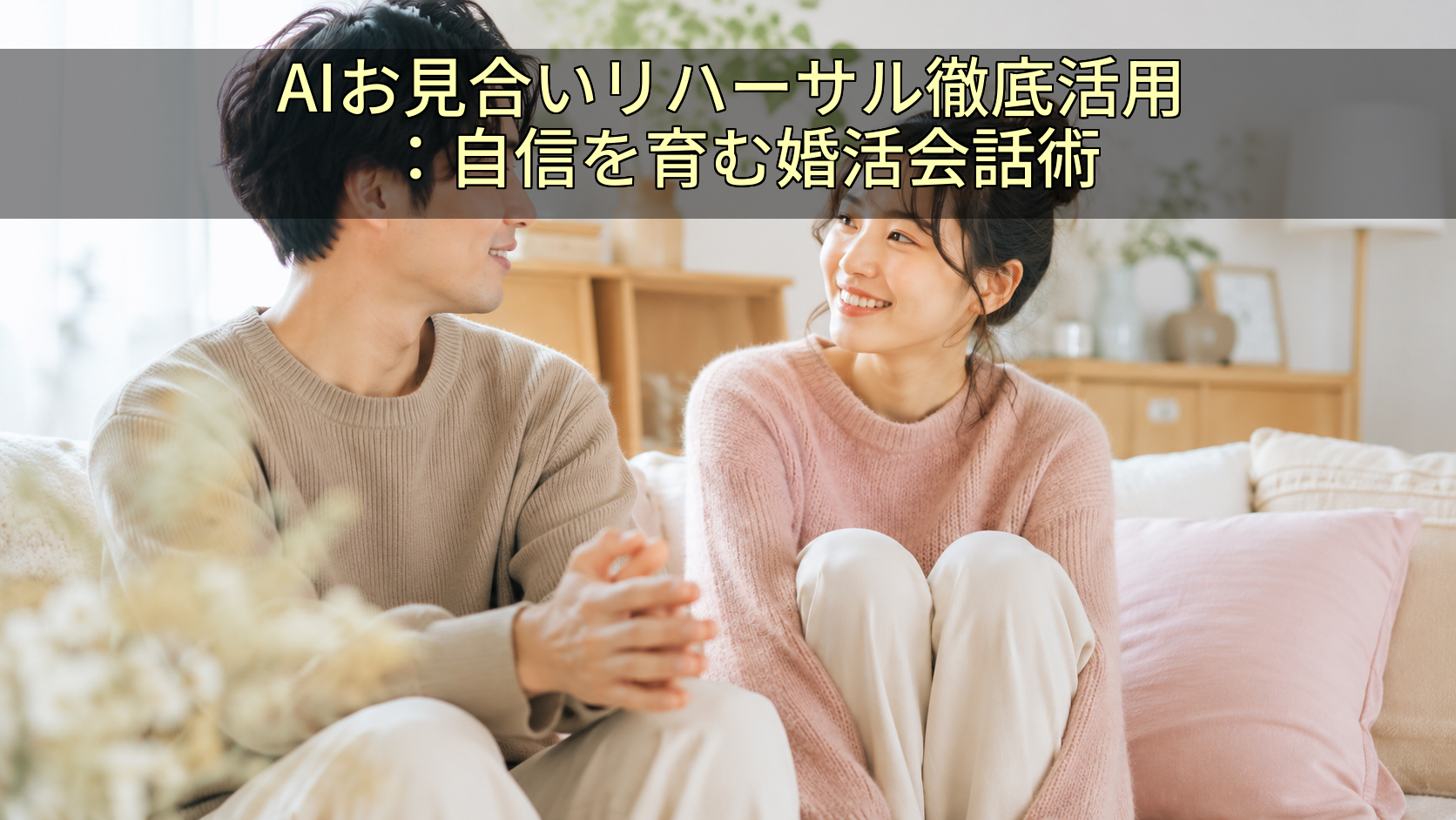 AIお見合いリハーサル徹底活用:自信を育む婚活会話術