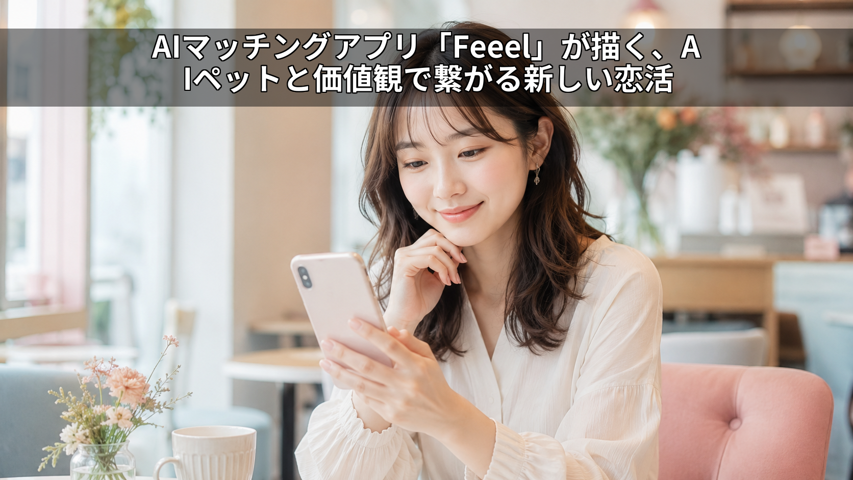 AIマッチングアプリ「Feeel」が描く、AIペットと価値観で繋がる新しい恋活