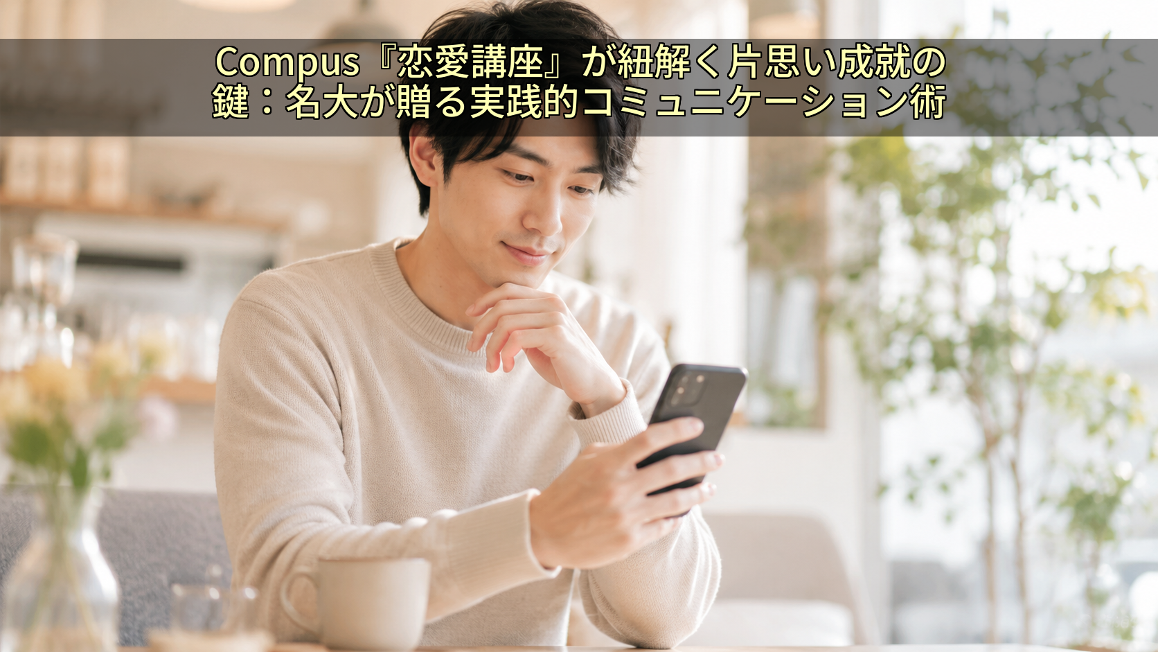 Compus『恋愛講座』が紐解く片思い成就の鍵:名大が贈る実践的コミュニケーション術