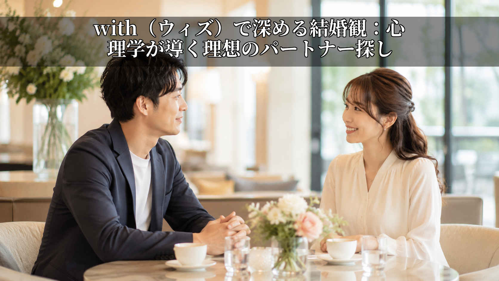 with(ウィズ)で深める結婚観:心理学が導く理想のパートナー探し
